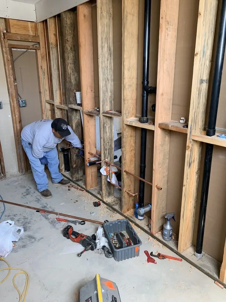 Commercial rough-in plumbing for Water Heater Replacement in Weymouth